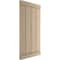 Ekena Millwork Rustic Four Board Joined Board-n-Batten Rough Cedar Faux Wood Shutters w/End Batten, 22W x 30H, PR SHUBJE22X30RCPR - alternate 6